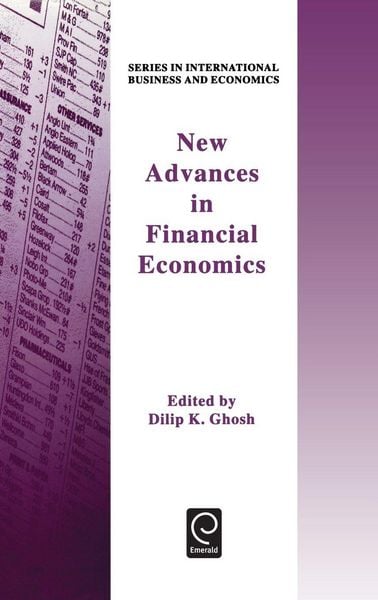 Produktbild: New Advances in Financial Economics