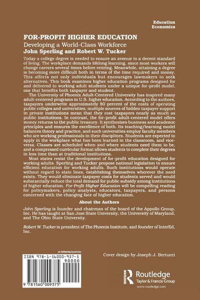 Produktbild: For-profit Higher Education