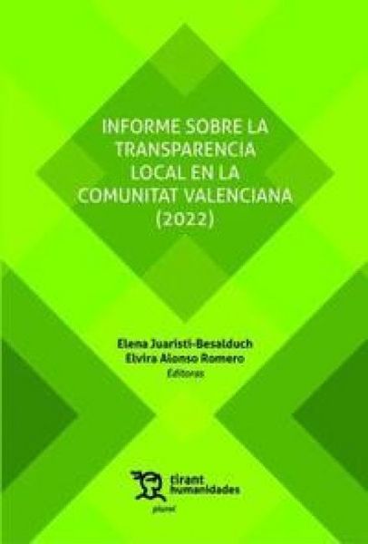 Produktbild: Informe sobre la transparencia local en la Comunitat Valenciana (2022)
