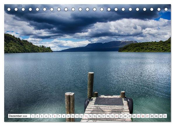 Produktbild: Neuseeland. Traumhafte Naturlandschaften (Tischkalender 2026 DIN A5 quer), CALVENDO Monatskalender