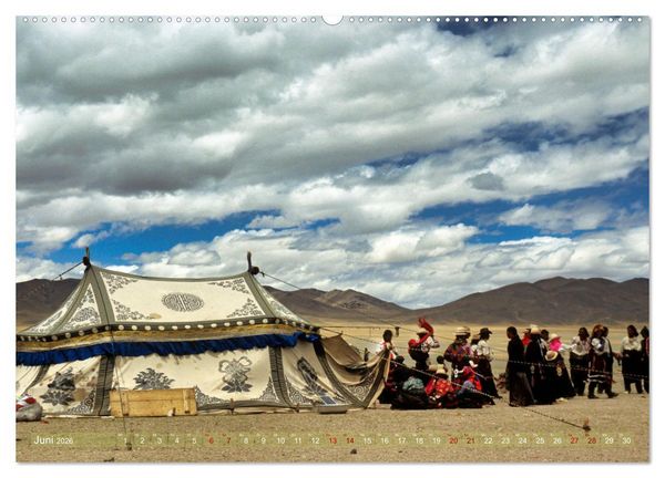 Produktbild: Tibet Das vergessene Land (Wandkalender 2026 DIN A2 quer), CALVENDO Monatskalender