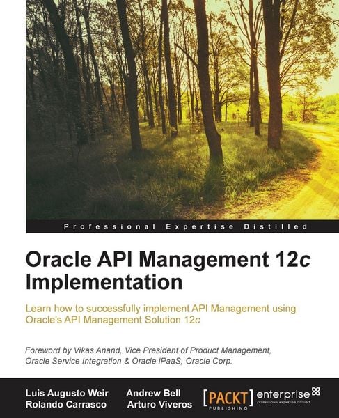 Produktbild: Oracle API Management 12c Implementation