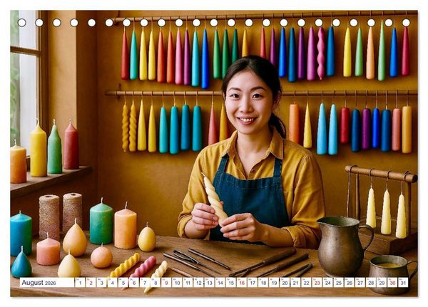 Produktbild: Traditionelle Gewerke (Tischkalender 2026 DIN A5 quer), CALVENDO Monatskalender