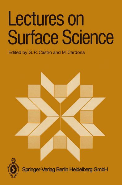 Produktbild: Lectures on Surface Science