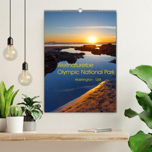 Produktbild: Weltnaturerbe Olympic National Park (Wandkalender 2026 DIN A2 hoch), CALVENDO Monatskalender