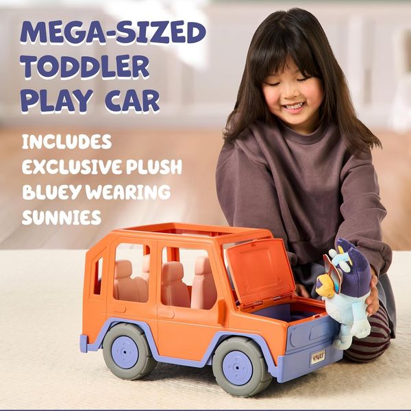 Produktbild: BLUEY Buddies S13 - Gro&szlig;es Familienauto & BLUEY-Pl&uuml;schfigur 20 cm