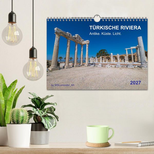 Produktbild: T&Uuml;RKISCHE RIVIERA - Antike. K&uuml;ste. Licht. (Wandkalender 2027 DIN A4 quer), CALVENDO Monatskalender