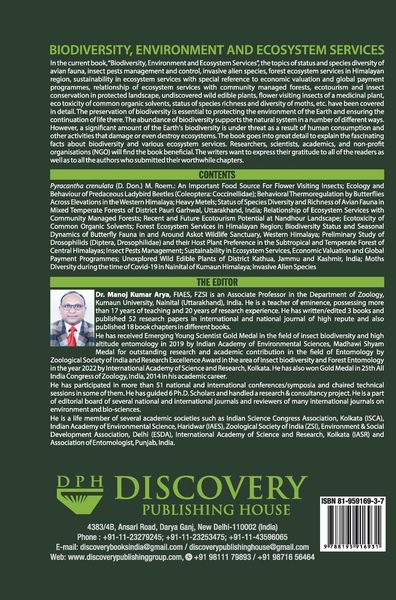 Produktbild: Biodiversity Environment and Ecosystem Services