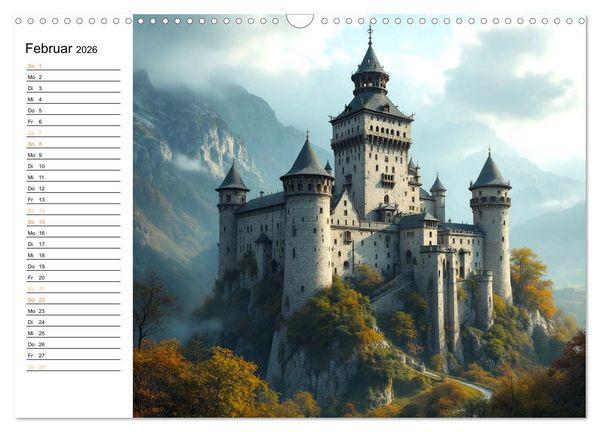 Produktbild: Rittertum und Mythos &ndash; Das Zeitalter der Ehre (Wandkalender 2026 DIN A3 quer), CALVENDO Monatskalender