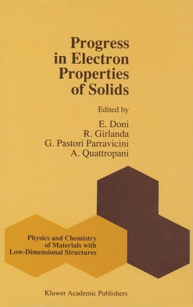 Produktbild: Progress in Electron Properties of Solids