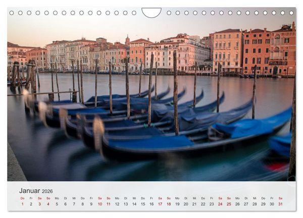 Produktbild: Venedig - Romantische Stadt am Canal Grande (Wandkalender 2026 DIN A4 quer), CALVENDO Monatskalender
