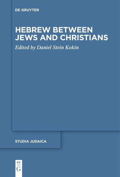 Produktbild: Hebrew between Jews and Christians