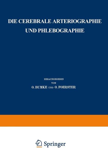 Produktbild: Die cerebrale Arteriographie und Phlebographie