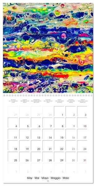 Produktbild: Your year full of rainbows by Katharina Stachanczyk (Wall Calendar 2026 12 &times; 12 Inch) CALVENDO 12 Month Wall Calendar