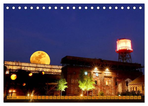 Produktbild: RUHRPOTT LICHTER (Tischkalender 2026 DIN A5 quer), CALVENDO Monatskalender
