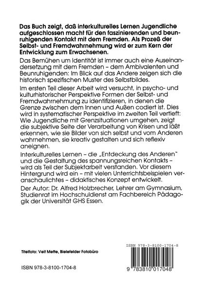 Produktbild: Wahrnehmung des Anderen