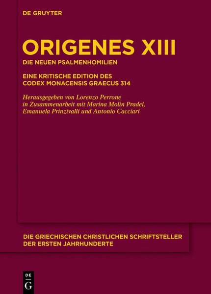 Produktbild: Die neuen Psalmenhomilien