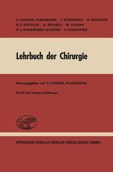 Produktbild: Lehrbuch der Chirurgie