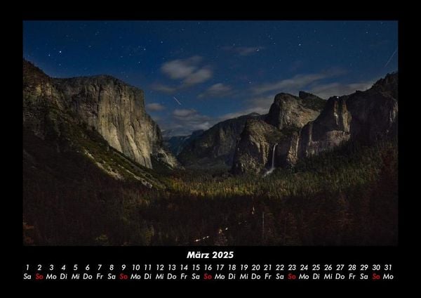 Produktbild: Bergige Welten 2025 Fotokalender DIN A3