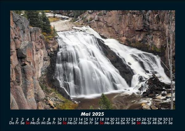 Produktbild: Wasserf&auml;lle 2025 Fotokalender DIN A5