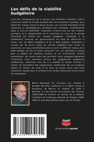 Produktbild: Les d&eacute;fis de la viabilit&eacute; budg&eacute;taire
