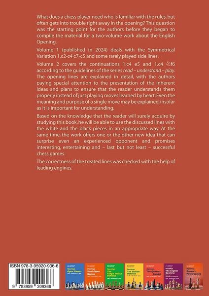 Produktbild: Openings - The English Opening Vol. 2 The Continuations 1.c4 e5 and 1.c4 Nf6