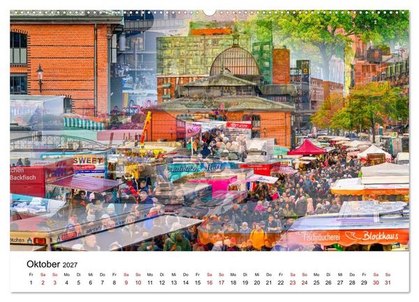 Produktbild: Hamburg Events (hochwertiger Premium Wandkalender 2027 DIN A2 quer), Kunstdruck in Hochglanz