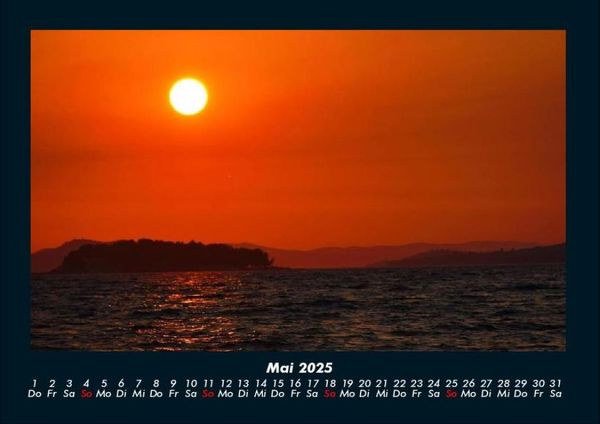 Produktbild: Sonnenunterg&auml;nge 2025 Fotokalender DIN A4