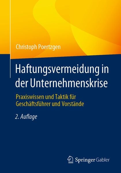 Produktbild: Haftungsvermeidung in der Unternehmenskrise