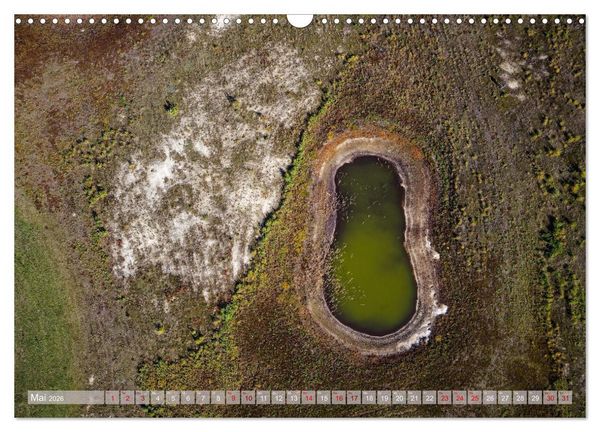 Produktbild: neunziggrad photoart: die erde von oben (Wandkalender 2026 DIN A3 quer), CALVENDO Monatskalender