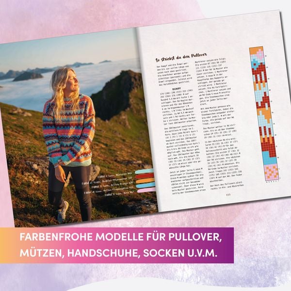 Produktbild: Fargerik - Farbenfrohe Strickideen aus Norwegen
