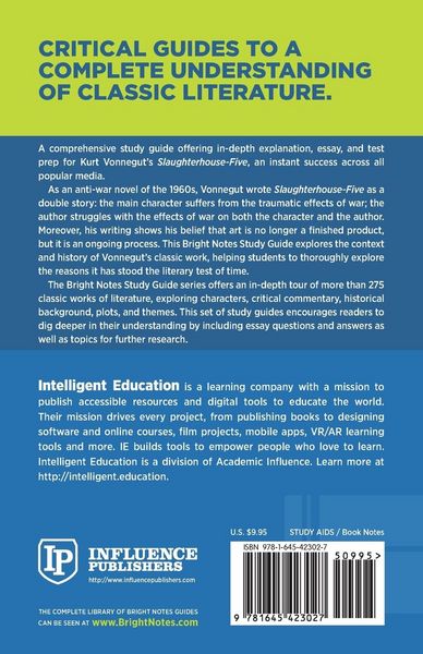 Produktbild: Study Guide to Slaughterhouse-Five by Kurt Vonnegut