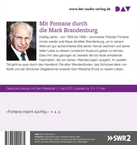 Produktbild: Wanderungen durch die Mark Brandenburg &ndash; Teil II: Havelland