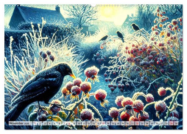 Produktbild: Eine Hommage an van Gogh (Wandkalender 2026 DIN A2 quer), CALVENDO Monatskalender