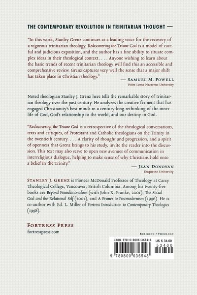 Produktbild: Rediscovering the Triune God