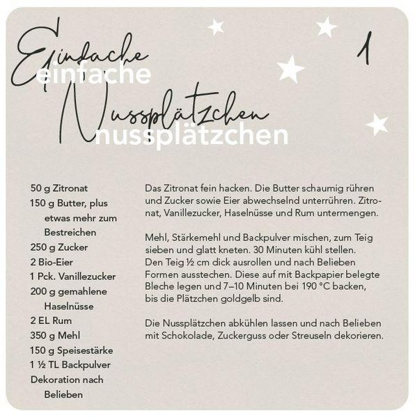 Produktbild: Adventskalender Nanettes Weihnachtsb&auml;ckerei