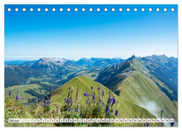 Produktbild: Der Brienzersee - Im Herzen des Berner Oberlandes (Tischkalender 2026 DIN A5 quer), CALVENDO Monatskalender