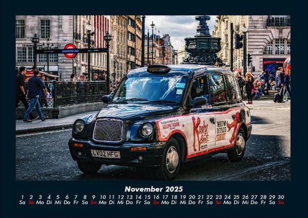 Produktbild: London 2025 Fotokalender DIN A4