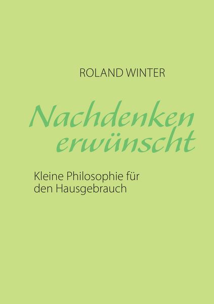 Produktbild: Nachdenken erw&uuml;nscht!