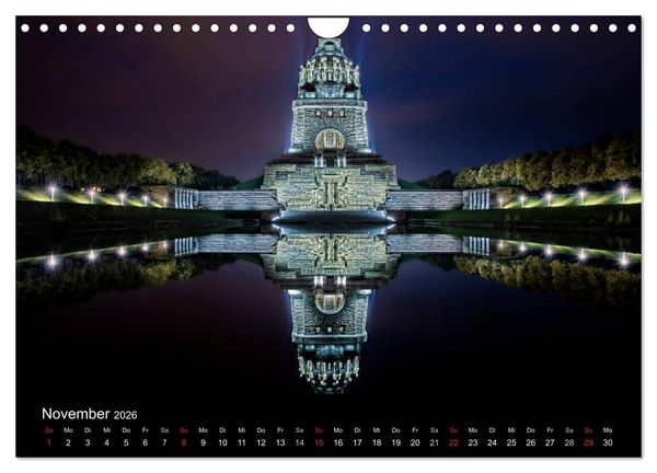 Produktbild: N&auml;chtliche St&auml;dte (Wandkalender 2026 DIN A4 quer), CALVENDO Monatskalender