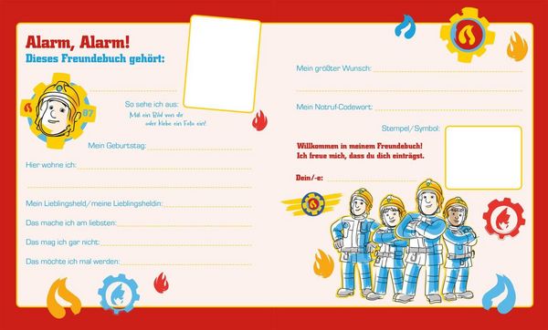 Produktbild: Feuerwehrmann Sam: Mein cooles Freundebuch