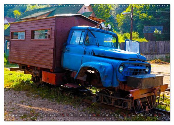 Produktbild: Waldbahnen in Rum&auml;nien - Die letzten Mocanitas (hochwertiger Premium Wandkalender 2026 DIN A2 quer), Kunstdruck in Hochglanz