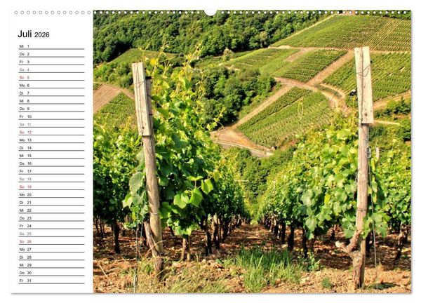 Produktbild: Die sch&ouml;nsten Landschaften in Deutschland - Das Ahrtal (Wandkalender 2026 DIN A2 quer), CALVENDO Monatskalender