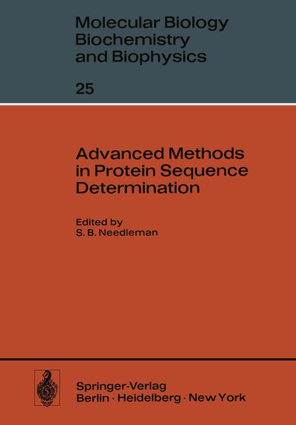 Produktbild: Advanced Methods in Protein Sequence Determination