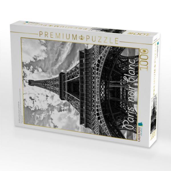 Produktbild: CALVENDO Puzzle Ein Bild von Paris schwarz wei&szlig; Kalender | 1000 Teile Lege-Gr&ouml;&szlig;e 64x48cm Foto-Puzzle f&uuml;r gl&uuml;ckliche Stunden