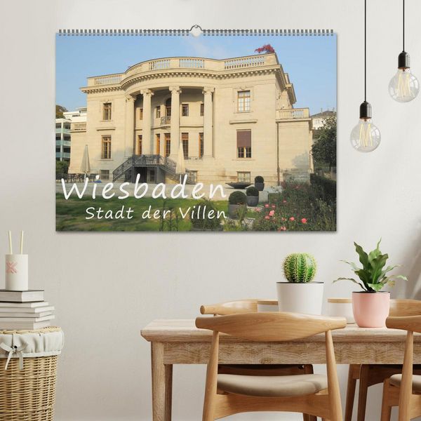 Produktbild: Wiesbaden - Stadt der Villen (Wandkalender 2026 DIN A2 quer), CALVENDO Monatskalender