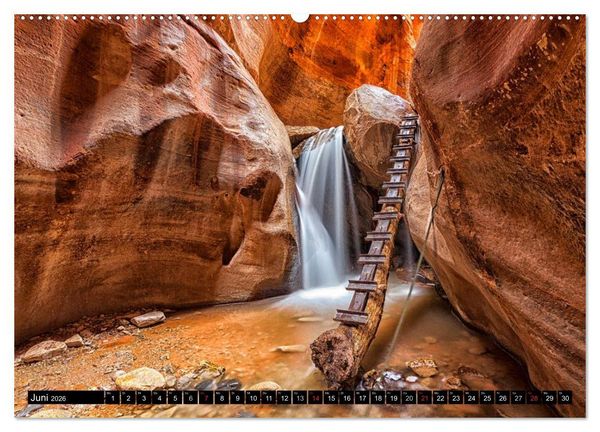 Produktbild: USA Kalender Deluxe (Wandkalender 2026 DIN A2 quer), CALVENDO Monatskalender