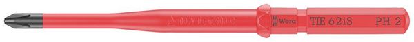 Produktbild: Wera Kraftform Kompakt VDE 62 iS PH 2 x 157mm TIE Elektriker Kreuz Wechselklinge PH 2