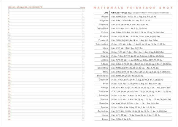 Produktbild: Lady Terminkalender A6 2027