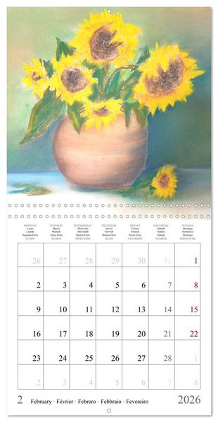 Produktbild: Oasis of calm - Finding silence in painted still life (Wall Calendar 2026 12 &times; 12 Inch) CALVENDO 12 Month Wall Calendar